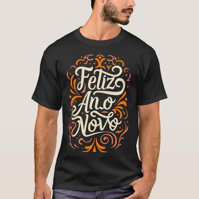Camiseta Feliz Ano Novo (Frente)