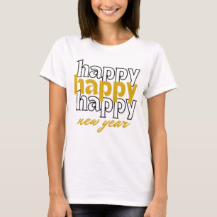 Camiseta Feliz ano novo