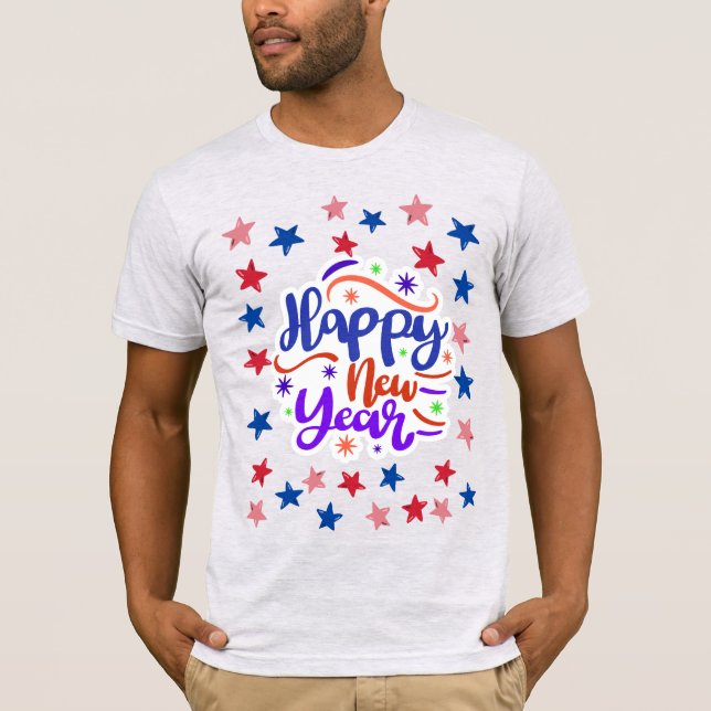 Camiseta Feliz ano novo (Frente)