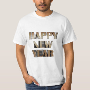 Camiseta feliz ano novo