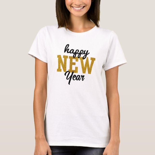 Camiseta Feliz Ano Novo (Frente)