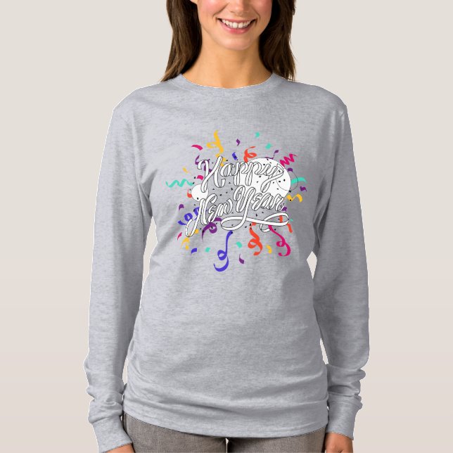Camiseta Feliz ano novo (Frente)