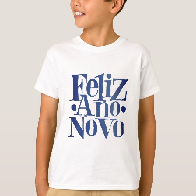 Camiseta Feliz Ano Novo (Frente)