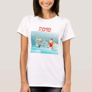 Camiseta feliz ano novo 2019
