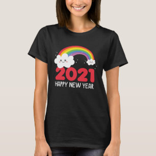 Camiseta Feliz ano novo 2021 - Dia dos Novos Anos