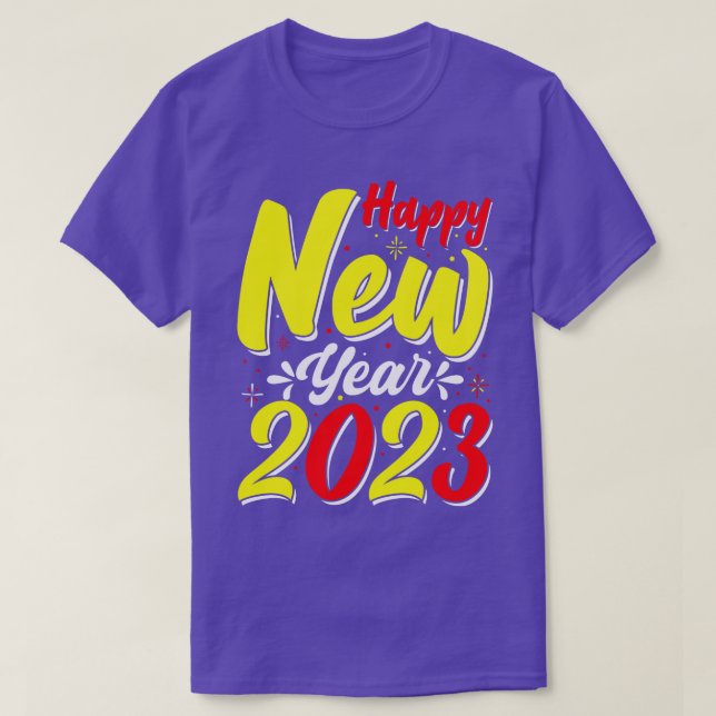 Camiseta Feliz ano novo 2023 2 (Frente do Design)