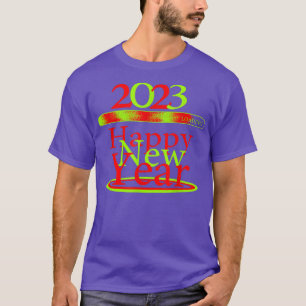 Camiseta Feliz ano novo 2023 31º de dezembro Carga