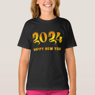 Camiseta feliz ano novo 2024