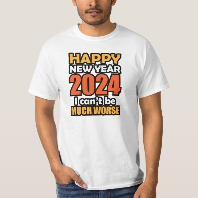 Camiseta Feliz ano novo 2024 (Frente)