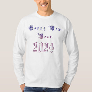 Camiseta Feliz ano novo 2024