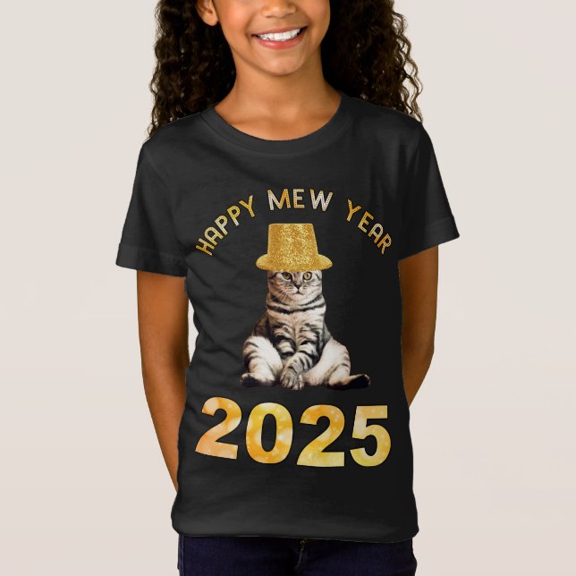 Camiseta Feliz Ano Novo 2025 (Frente)