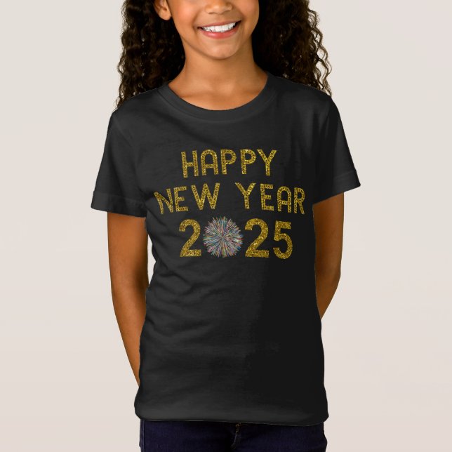 Camiseta Feliz ano novo 2025 (Frente)