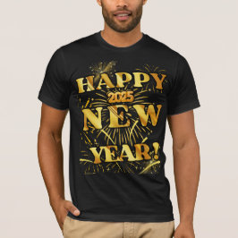 Camiseta Feliz Ano Novo 2025