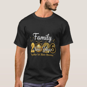 Camiseta Feliz Ano Novo 2025 Contagem Regressiva para a Fes