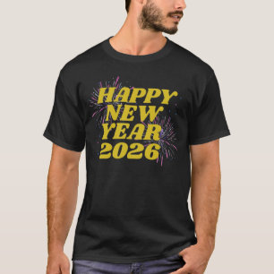 Camiseta Feliz Ano Novo 2026