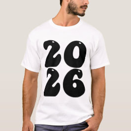 Camiseta feliz ano novo 2026