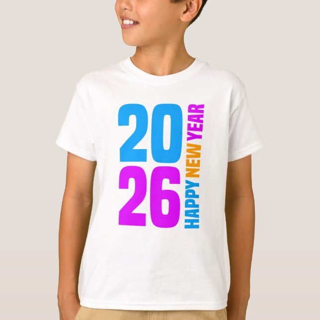 Camiseta Feliz ano novo 2026-34568 (Frente)