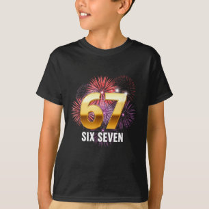 Camiseta Feliz Ano Novo 2026 Festa de Ano Novo 67 Seis Sete