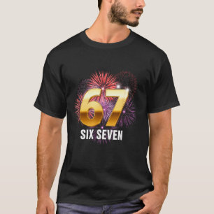 Camiseta Feliz Ano Novo 2026 Festa de Réveillon 67 Seis Se