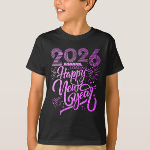 Camiseta Feliz ano novo 2026 Fireworks Party Premium