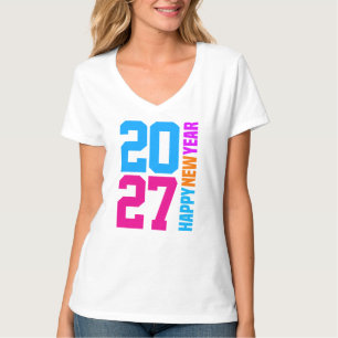Camiseta Feliz Ano Novo 2027