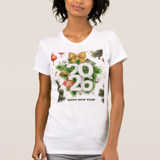 Camiseta Feliz Ano Novo – Brinquedos e Enfeites Natalinos F