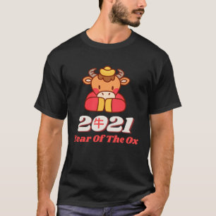 Camiseta Feliz Ano Novo Chinês 2021 Ano Da Ox