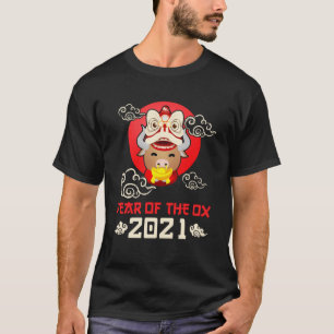 Camiseta Feliz Ano Novo Chinês 2021 - Ano Da Ox Pullo