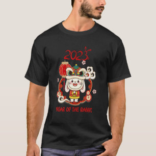 Camiseta Feliz Ano Novo Chinês 2023 Do Rabbit Zod