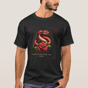 Camiseta Feliz Ano Novo Chinês Da Cobra