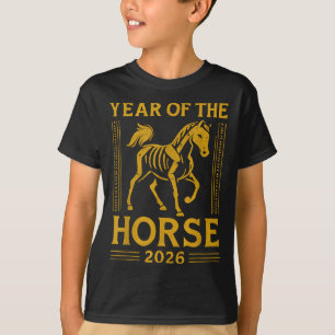 Camiseta Feliz Ano Novo Chinês Do Cavalo 2026, Zod Lunar