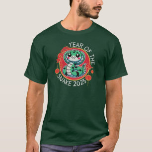 Camiseta Feliz Ano Novo Chinês do Cobra 2025