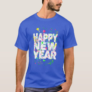 Camiseta feliz ano novo de Fita de véspera de ano novo 202