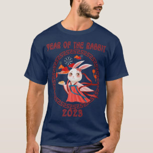 Camiseta Feliz Ano Novo Do Coelho Chinês 2023, Ano Do Ra