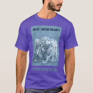 Camiseta Feliz ano novo dos vinhos do NYE