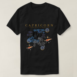 Camiseta Feliz ano novo Mikitiez capricorn saturn astrologi