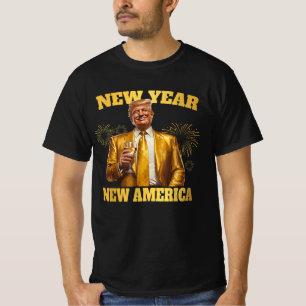 Camiseta Feliz ano novo New America Winner Janto MAGA