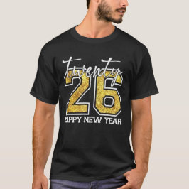 Camiseta Feliz Ano Novo Olá 2026 Família Combinando