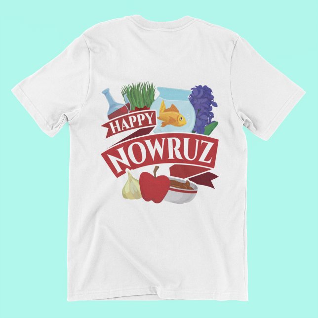 Camiseta Feliz Ano Novo Persa de Nowruz (Criador carregado)
