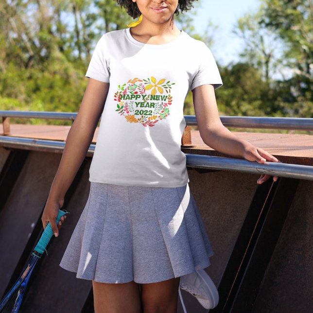 CAMISETA FELIZ ANO NOVO PERSONALIZADO 2022 (Criador carregado)