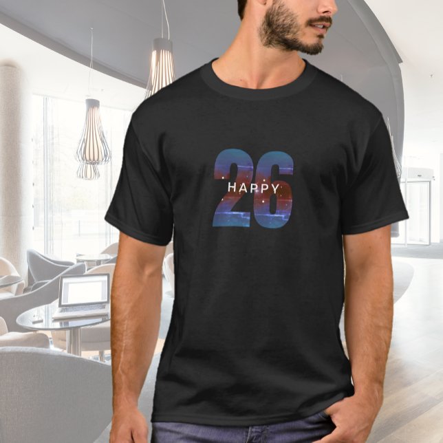 Camiseta Feliz ano novo Preto (Black Happy New Year T-Shirt)