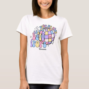 Camiseta Feliz Ano Novo Retro Festa de Sonhos Doces