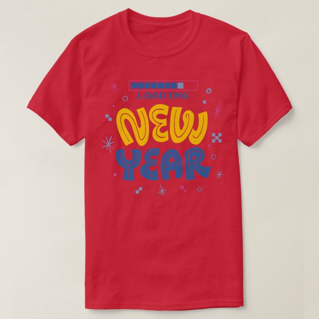 Camiseta Feliz ano novo Tee 2023 Véspera de ano novo de Cel (Frente do Design)