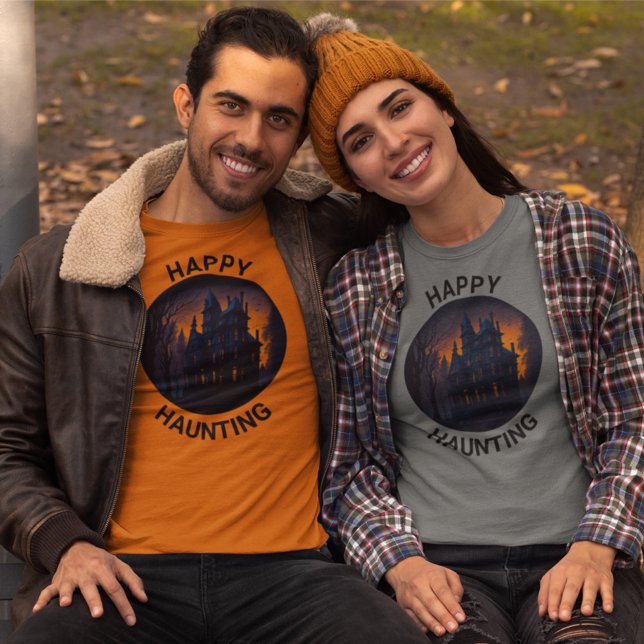Camiseta Feliz assombramento do Halloween (Criador carregado)