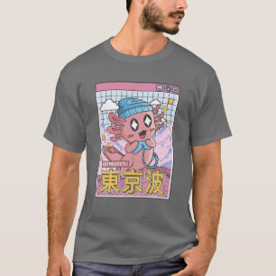 Camiseta Feliz Axolotl Gaming Aestético Kawaii Ga