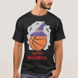 Camiseta Feliz Basquete Halloween - Divertido