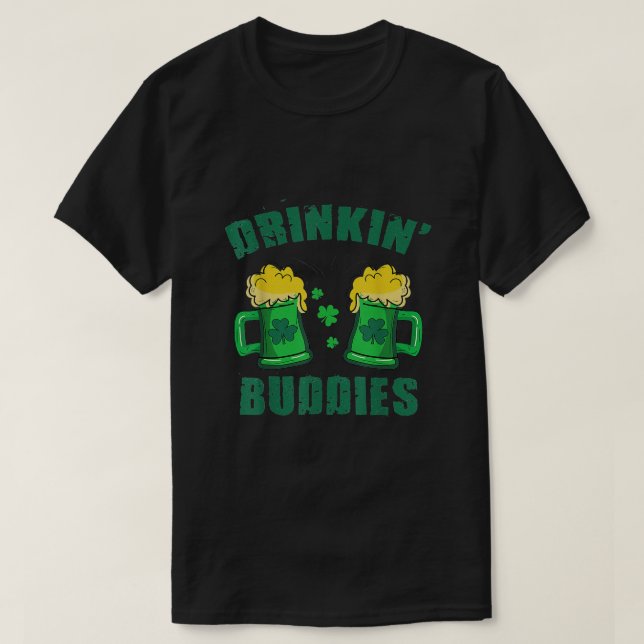 Camiseta Feliz Bebê Irlandês Um Dia de São Patrício (Frente do Design)