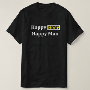 Camiseta Feliz Beer Happy Man R