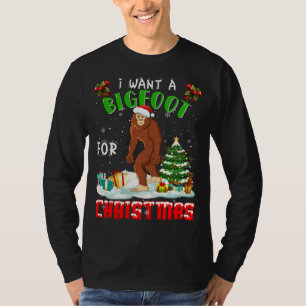 Camiseta Feliz Bigfoot de Natal Pajama Papais noeis Feios