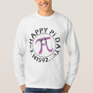 Camiseta © feliz bonito do dia do Pi - símbolo do Pi